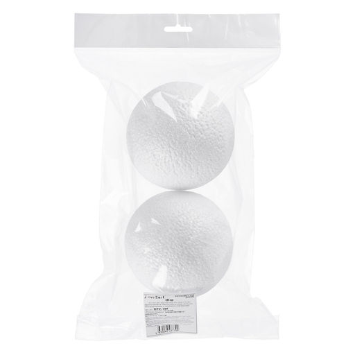 Заготовка пенополистирол d 12 см "Шар" 120 мм, 2 шт. "Love2art"