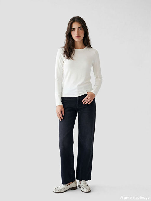 Bisiklet Yaka Kad?n Body