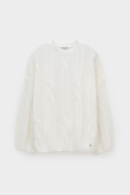 ЕВ 30251/ш/белый джемпер жен