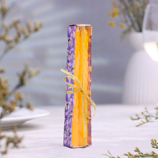 Цена за 3 шт. Набор свечей ароматических витых, 1.5×15 см, 2 шт., лимон