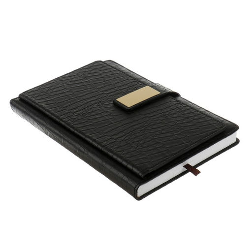 Ежедневник недатированный А5, 140 листов в клетку, с хлястиком, обложка кожзам, МИКС - Simaland фото 2