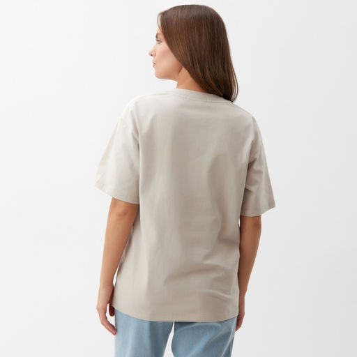 Футболка женская KAFTAN: Basic line, бежевая, размер 52-54