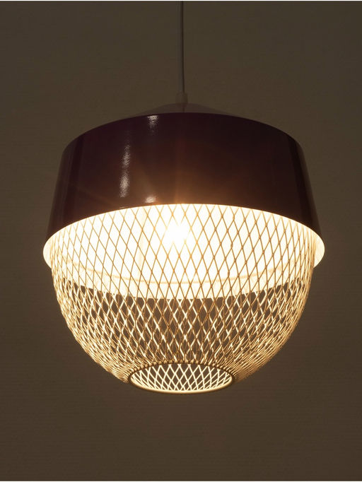 Светильник потолочный BayerLux Lea, 1×40 Вт, Е27, темно-фиолетовый, 26×26×32 см