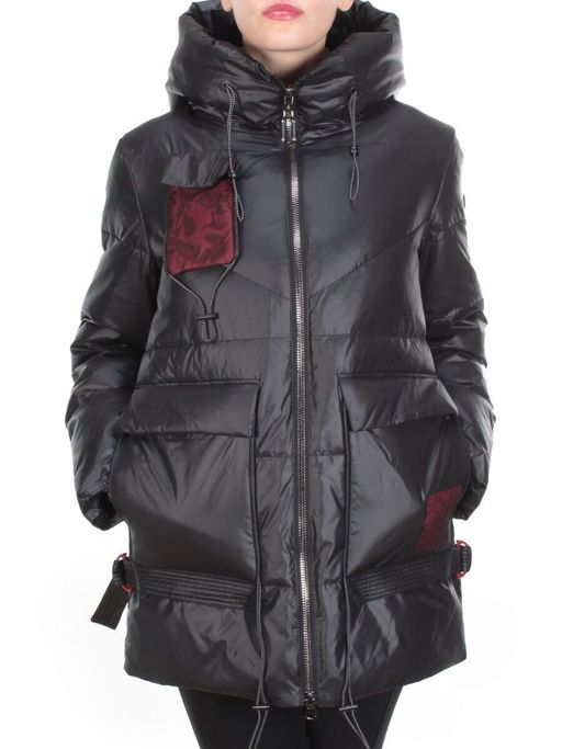 8912 BLACK Куртка зимняя женская CORUSKY (200 гр. холлофайбера) - Fashion фото 2