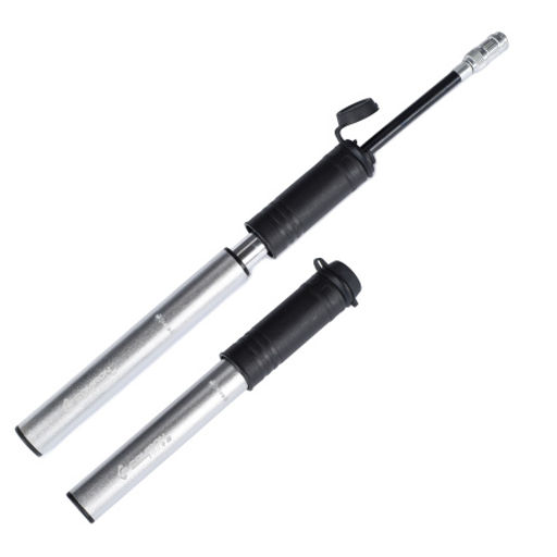 Велонасос COMIRON DIRK 2, алюминиевый цилиндр, PA пластиковая ручка, телескопический шланг, Presta-Schrader, 8,3 бар. /уп 100 - Галеонтрейд фото 4