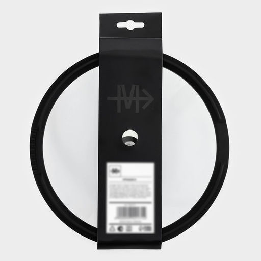 Крышка Magistro, d=24 см, со сливом, с силиконовым ободком и ручкой, жаропрочное стекло