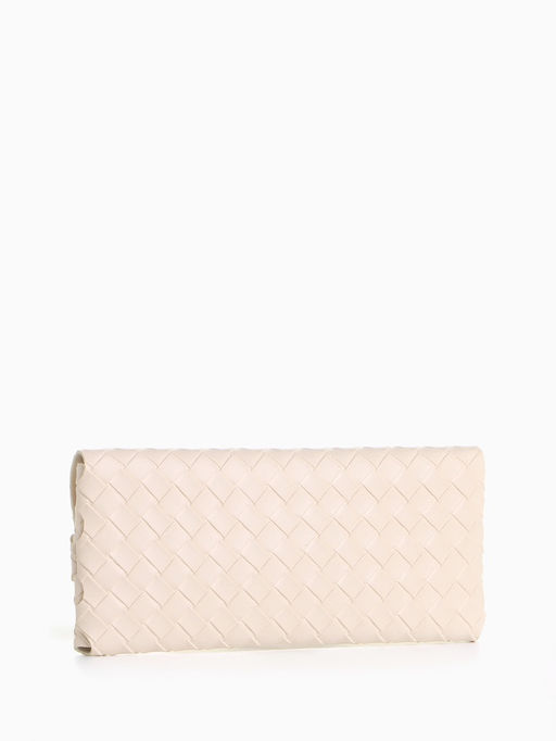 Цена за 2 шт. Футляр для очков на ремешке, однотонный, размер 16.5×7×1.8 см, молочный