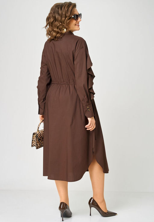 Платье EVA GRANT 7223 шоколад