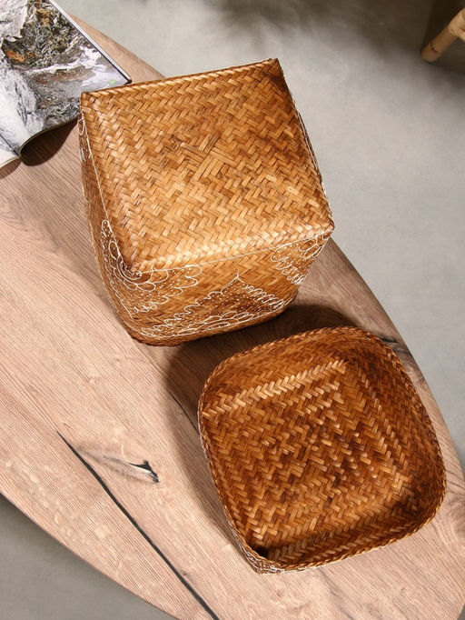 Корзинка плетёная «Марокко», 23×23×30 см