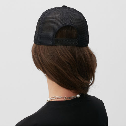 Бейсболка с сеткой MINAKU, чёрная, размер 56-58