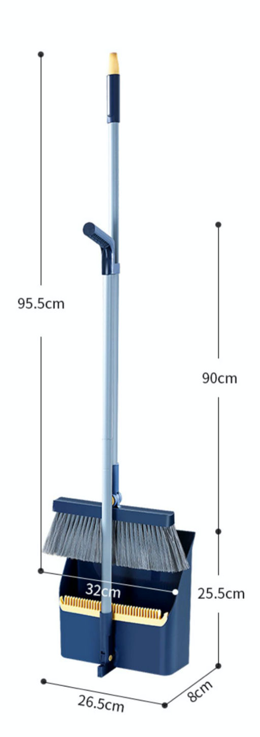 Набор для уборки с ветрозащитным совком разборный в индивидуальной упаковке - Boomjoy фото 3