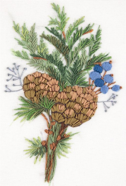 Набор для вышивания PANNA Живая картина JK-2138 Обаяние зимы 11 х 16 см