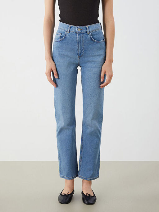 Mom Fit Kad?n Jean Pantolon