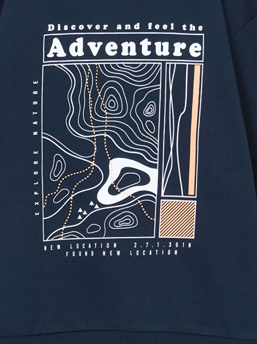 Bisiklet Yaka Erkek ?ocuk Sweatshirt - Waikiki фото 2