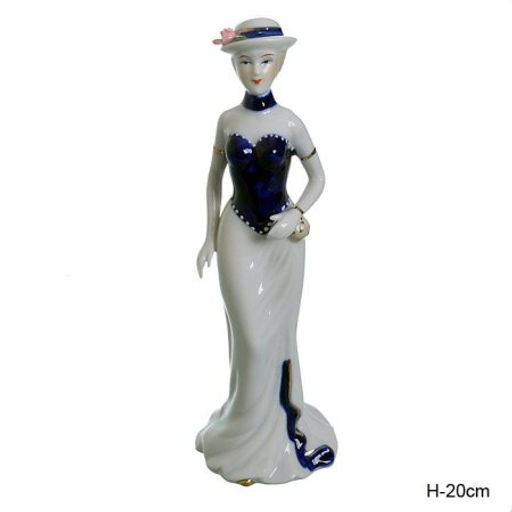 Статуэтка Дама в шляпке 20 см / XH-068G /уп 50/ - Галеонтрейд фото 2