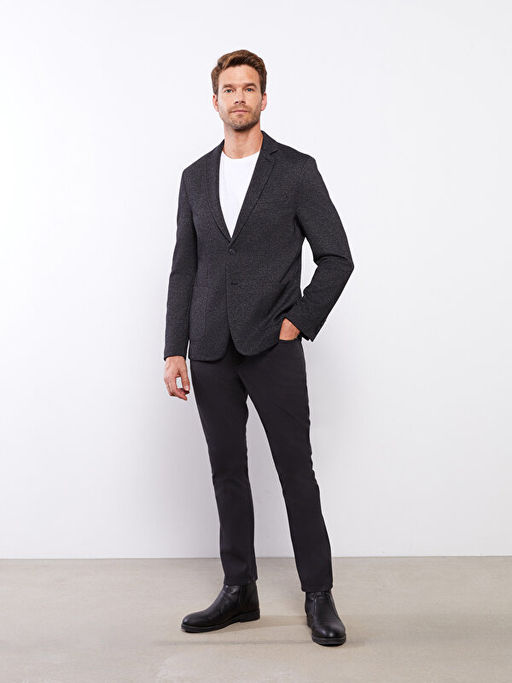 Standart Kal?p Erkek Blazer Ceket