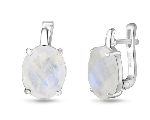 Серьги, лунный камень, Полина