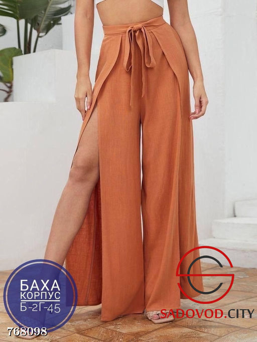 Женские летние брюки с разрезами - Bruno фото 3