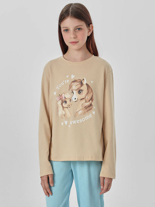 Комплект домашний для девочек с надписью Youre awesome - Mark formelle фото 3