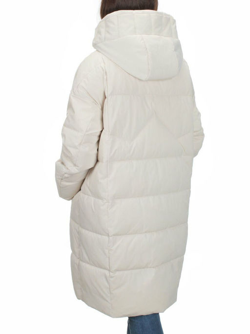Y23-808 MILK Пальто зимнее женское (200 гр. тинсулейт) - Фабричный китай фото 4