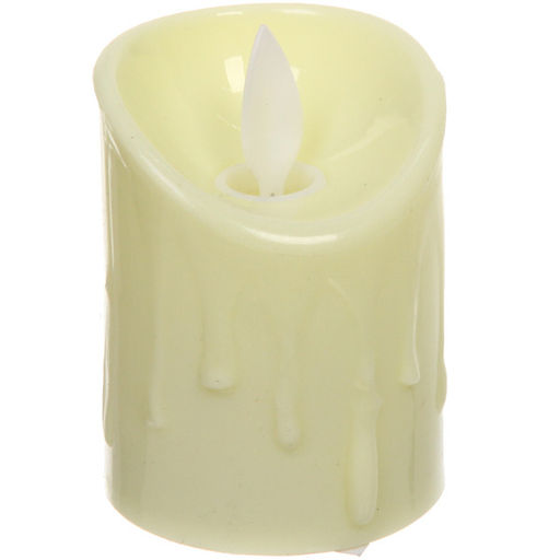 Цена за 4 шт. Сувенир подсветкой "Свеча - Капли воска" 5*7 см