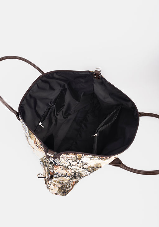 Сумка большая из гобелена c принтом Мельницы L-Craft  фото 9