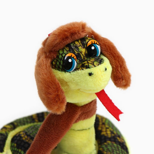 Мягкая игрушка Змея, 10 см, цвет коричневый - Simaland фото 6