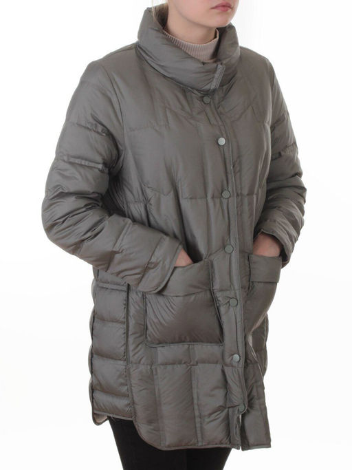 8811 GREEN Куртка пуховая облегченная женская (утиный пух)