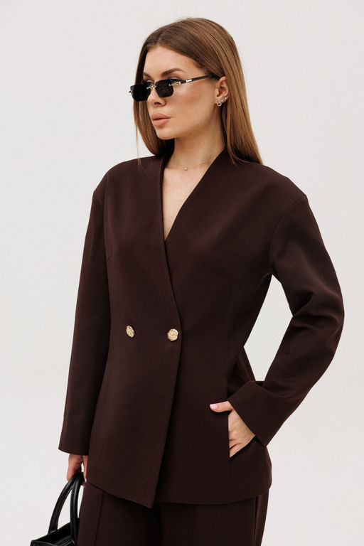 Костюм AmberA 2132-1 шоколад фото 5