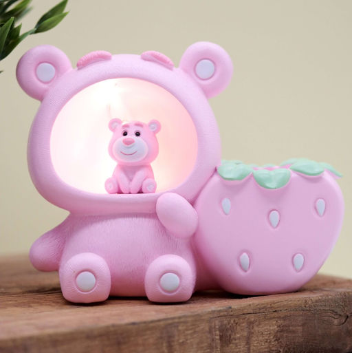 Подставка для канцелярских принадлежностей Strawberry bear, pink