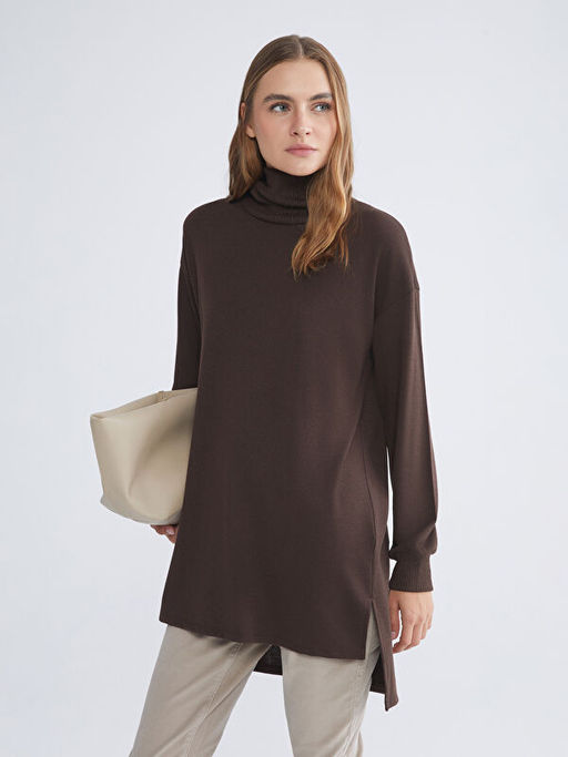 Bal?k?? Yaka Oversize Kad?n Tunik