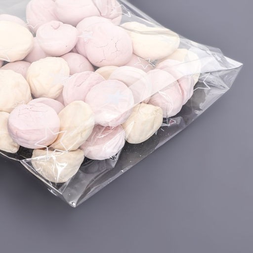 Цена за 100 шт. Пакет фасовочный БОПП, с донной складкой, «Звёзды» 20×35 см