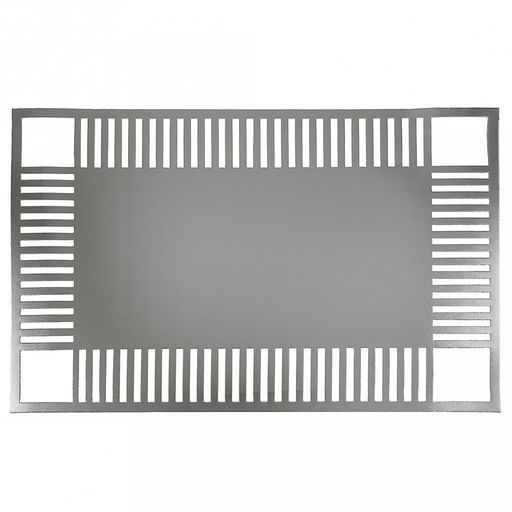 Салфетка декоративная Монро 30х45см ПВХ, серебро (Китай)