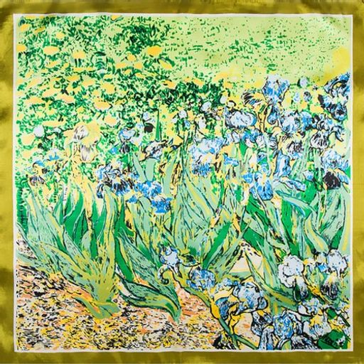 Платок Ирисы - Здесь был Винсент фото 4