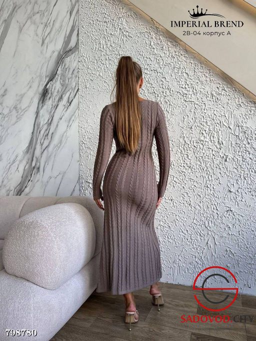 Платье вязаная оверсайз - Bruno фото 2