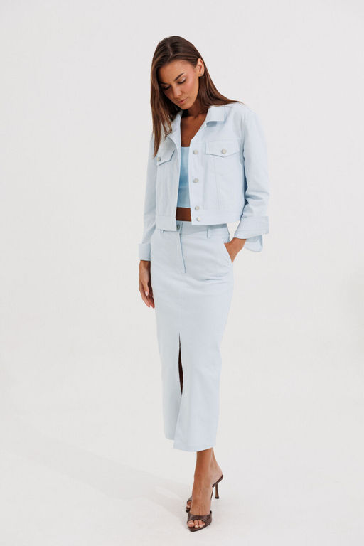 Юбка VN Fashion 1177 голубой