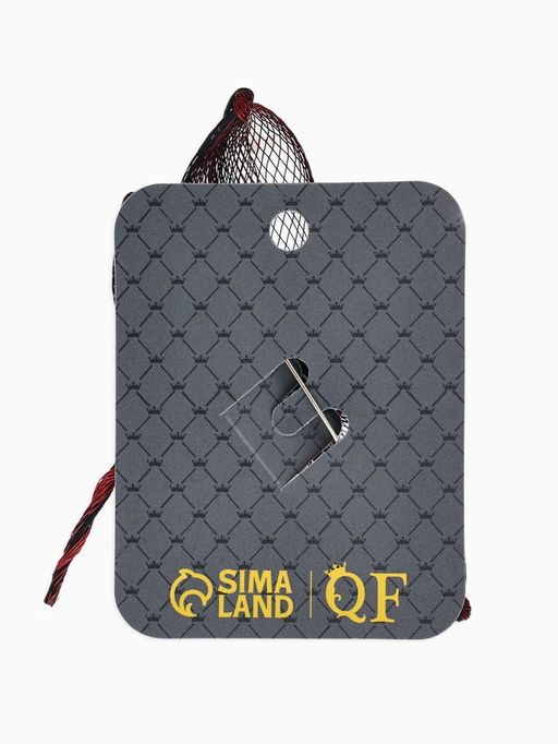 Брошь «Стрекоза», плетёная, бордово-чёрная