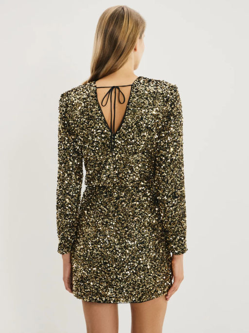 Платье мини из пайеток / Zarina