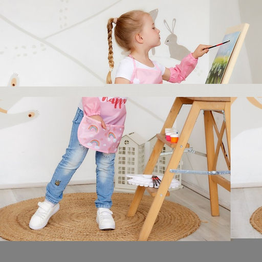 Фартук детский с нарукавниками Этель Радуга, 49 х 39 см  фото 4