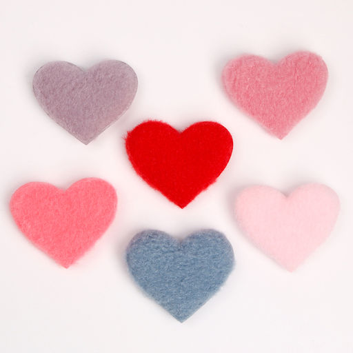 Цена за 12 шт. Магнит Сердечко, 6 см, цвет МИКС - Simaland фото 2