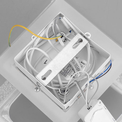 Люстра потолочная «Эми» LED 3×32 Вт Белый 34×26×12 см 3000-6500K