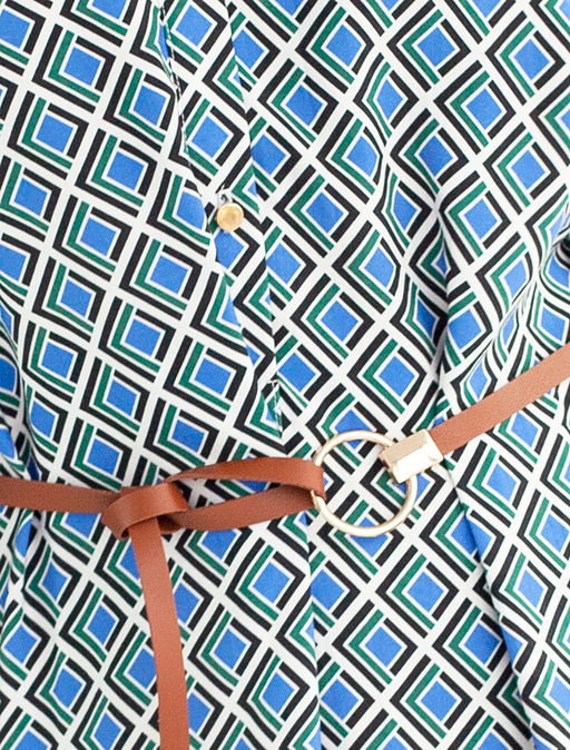 VILATTE / Платье из вискозы с лиоцеллом, с ремешком  фото 2