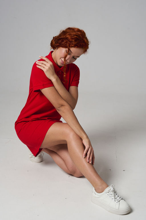 Платье Натали 14413 поло из хлопка  фото 66