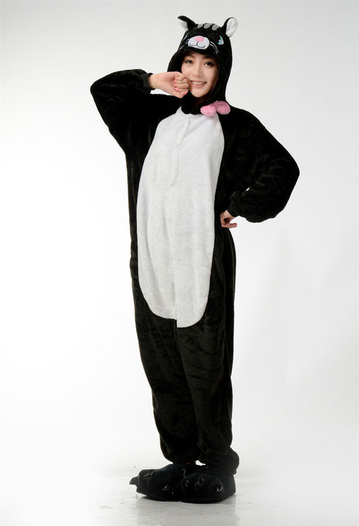 Пижама кигуруми Черная кошка