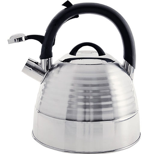 29776 Чайник мет 3 л пласт/руч со свист MB (х12) - Mayer&boch фото 2