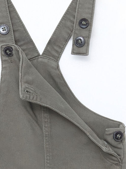 Kare Yaka Erkek Bebek Jean Salopet - Waikiki фото 3