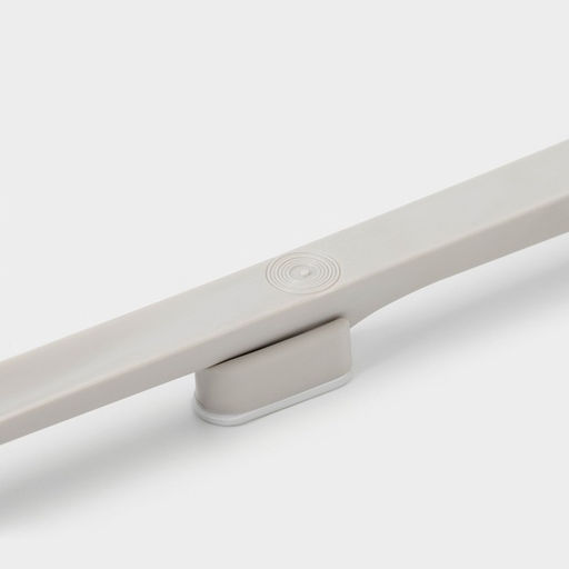 Ложка для обуви с магнитным держателем, 61.5×4.1×2 см, белая