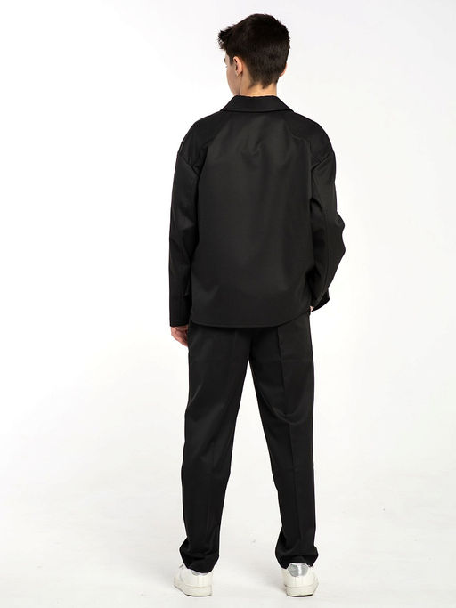 Черные школьные брюки для мальчика Mooriposh, модель 0914 фото 9