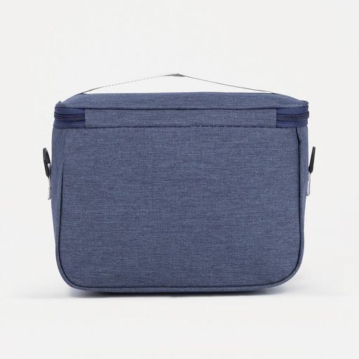 Термосумка на молнии 5.7 л, длинный ремень, цвет синий - Simaland фото 2