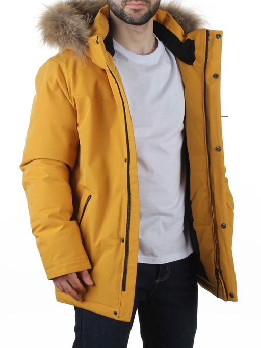 D6529 SAND Куртка мужская зимняя "Аляска" (200 гр. холлофайбер)